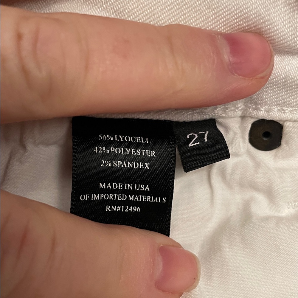 Parker SMITH size 27 Women's white Skinny Jeans - Picture 7 of 7